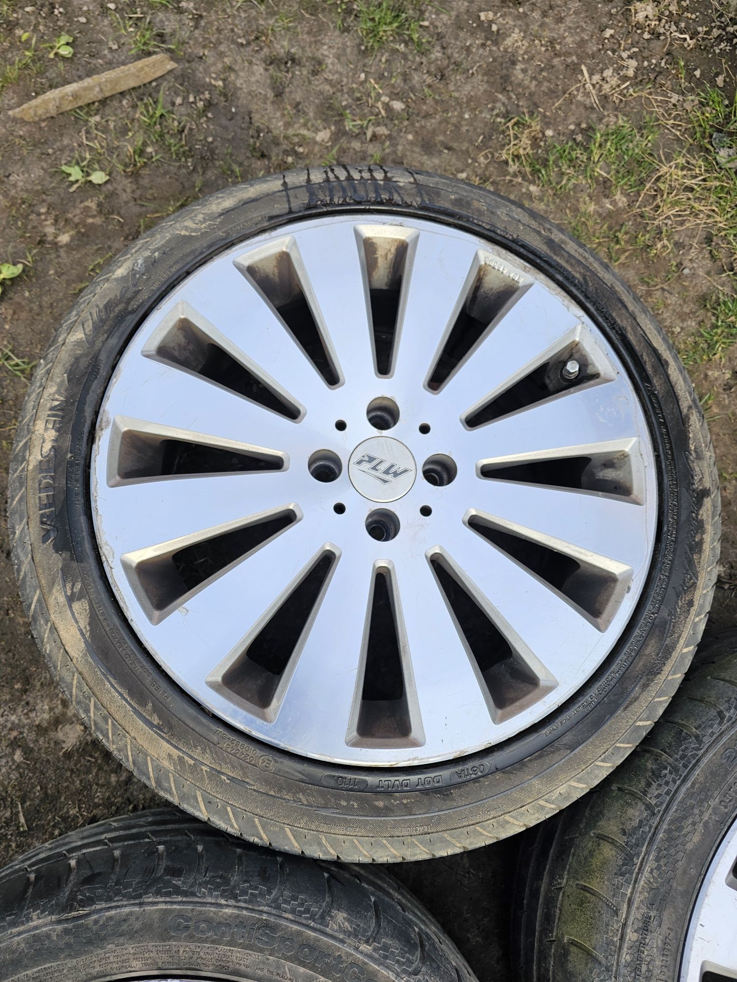 Koła felgi aluminiowe 17" 4x100 et38 7.5j opony letnie 215/45R17