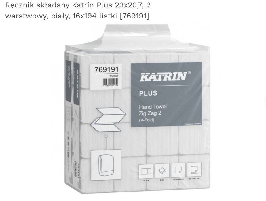 Ręczniki papierowe zz