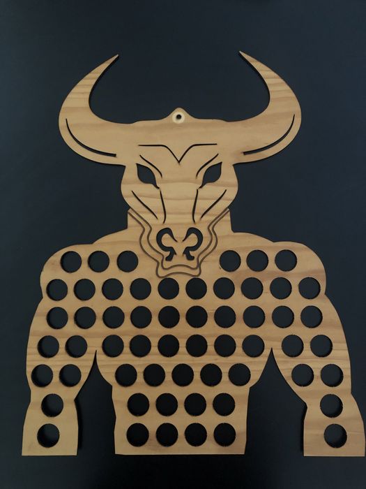 Suporte para 57 Caricas, Chapas, ou tampas de garrafa.