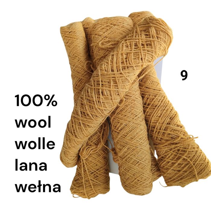 Włóczka przędza wełna owcza 100 % kolory, pakiet 0.5 kg