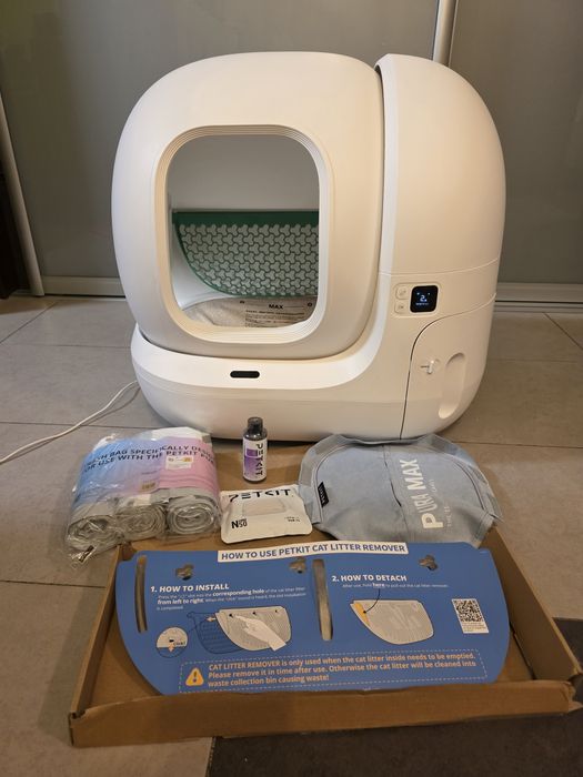 Kuweta automatyczna Petkit Pura Max z dodatkowymi akcesoriami