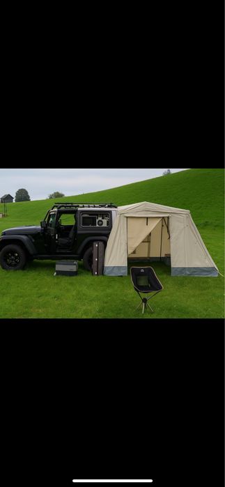 Zabudowa kempingowa łóżko namiot box Jeep Wrangler off road wyprawowa