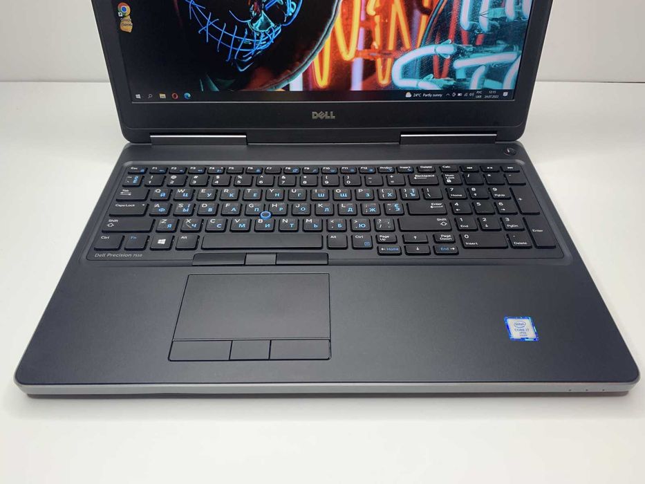 Dell Precision 7520, Core i7-6820HQ, 16Gb, 256Gb+1Tb, NVIDIA 4Gb, FHD
