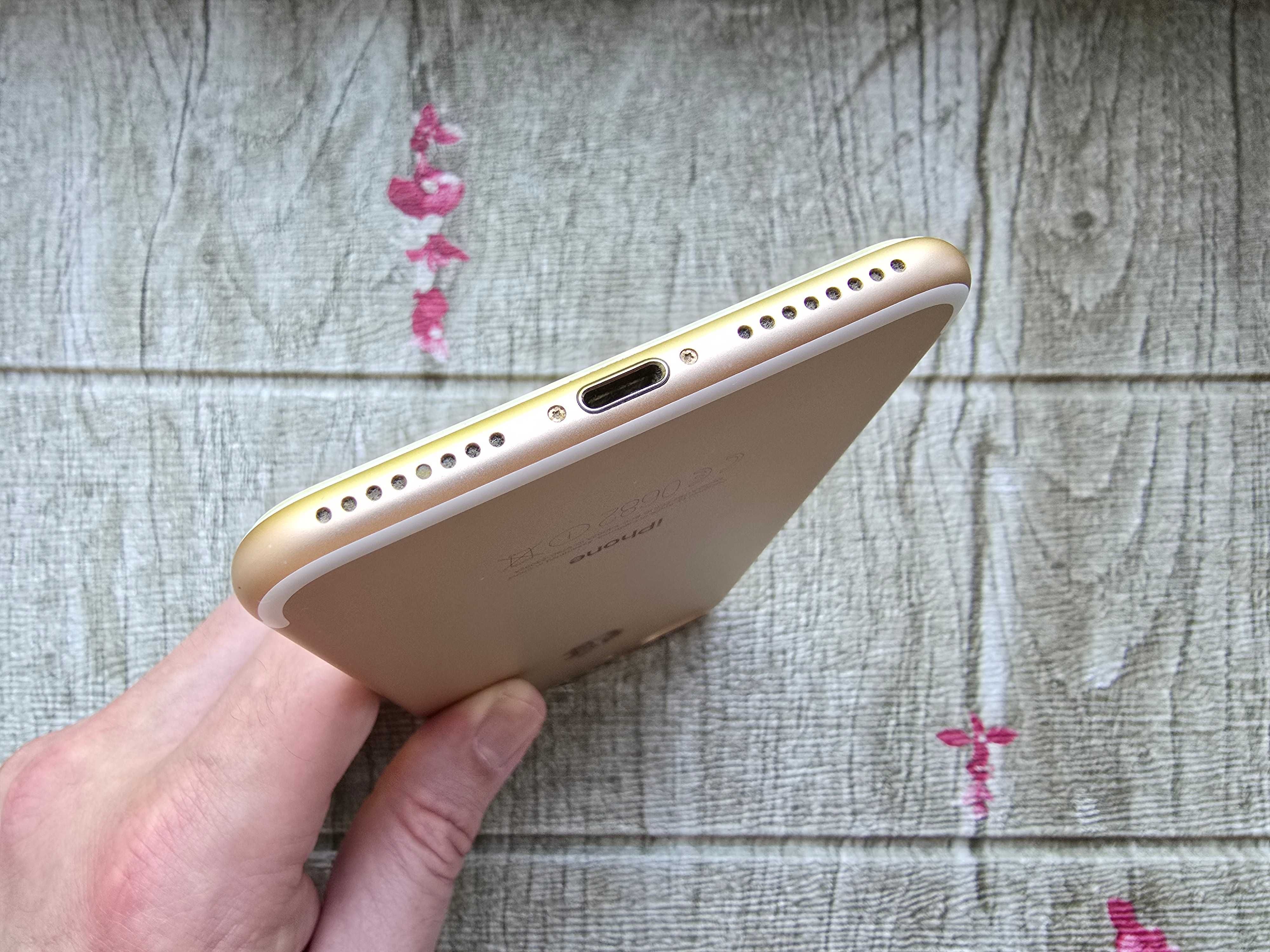 iPhone 7 Plus 128 Gb Gold Neverlock идеальный все работает