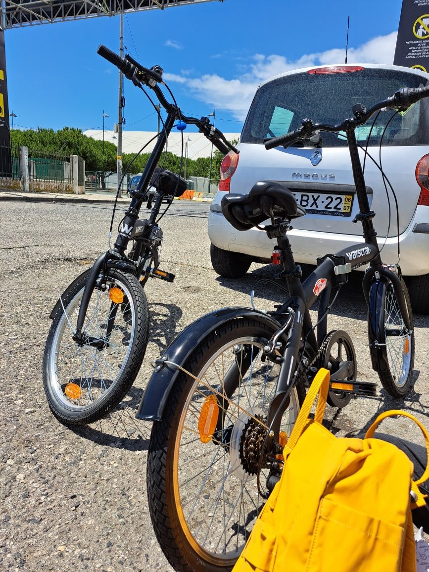 Bicicleta wayscrall 100 dobrável