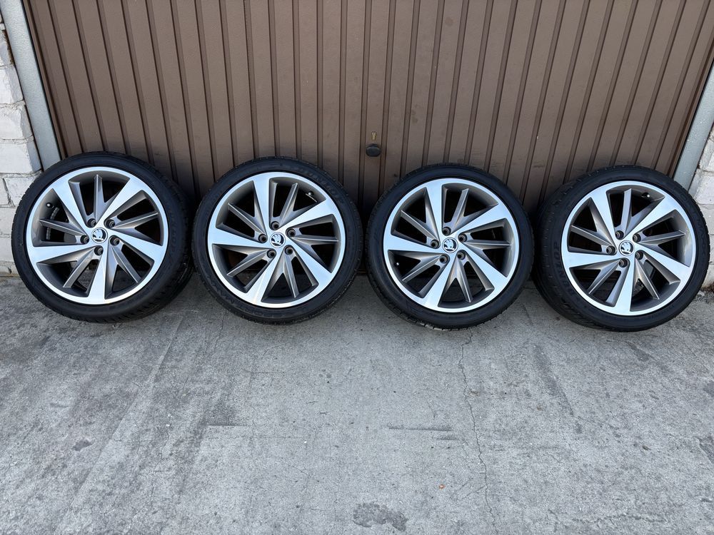 Koła lato DIAMANTA skoda superb octavia super stan 18 7.5 ET51 225/40/