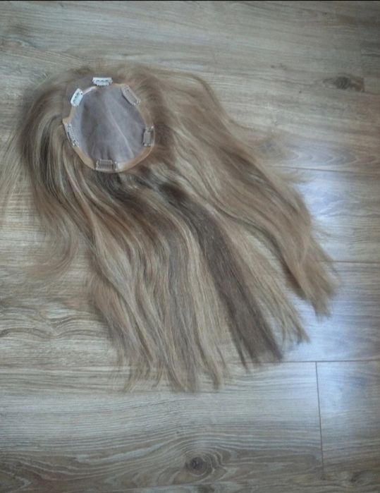 Topper włosy naturalne blond