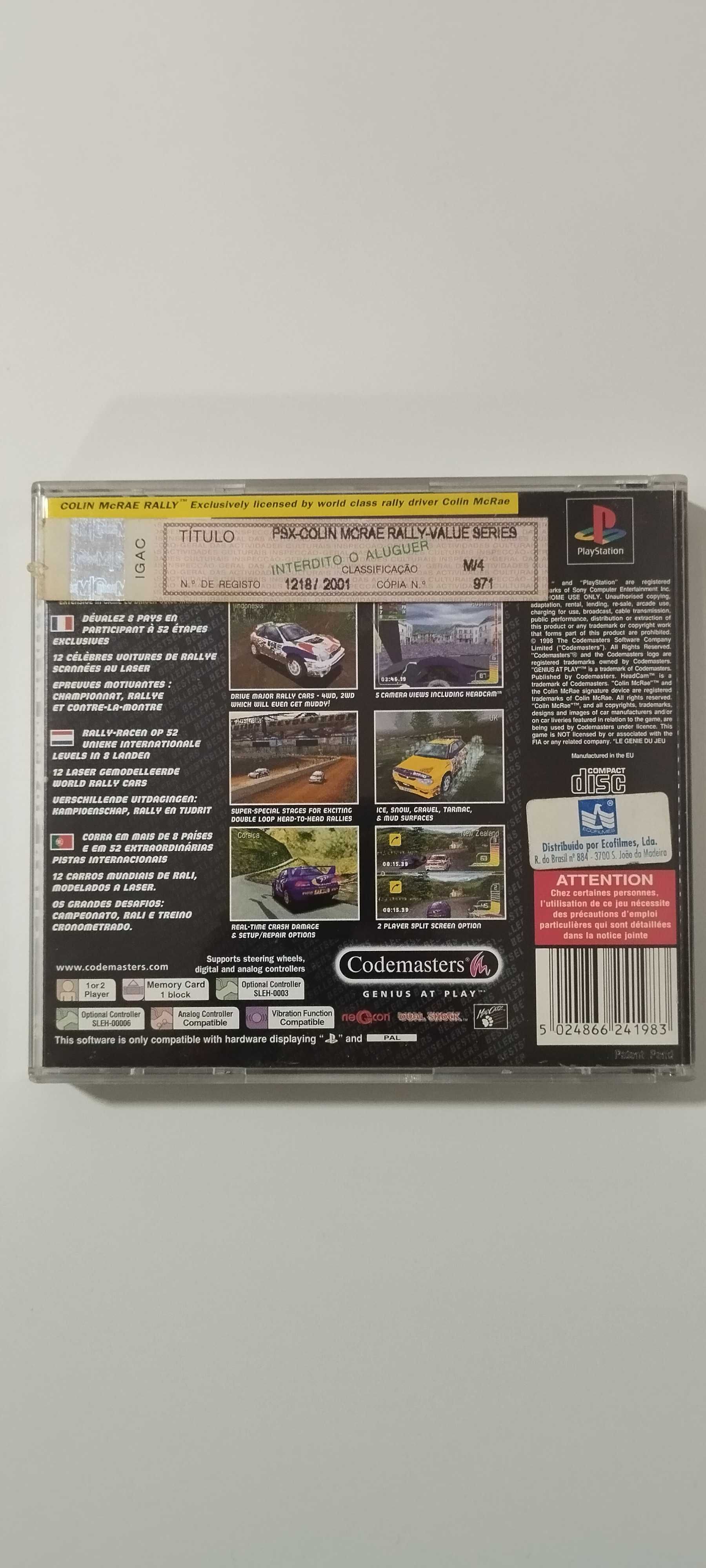 Colin McRae Rally Value Series Playstation 1 PS1