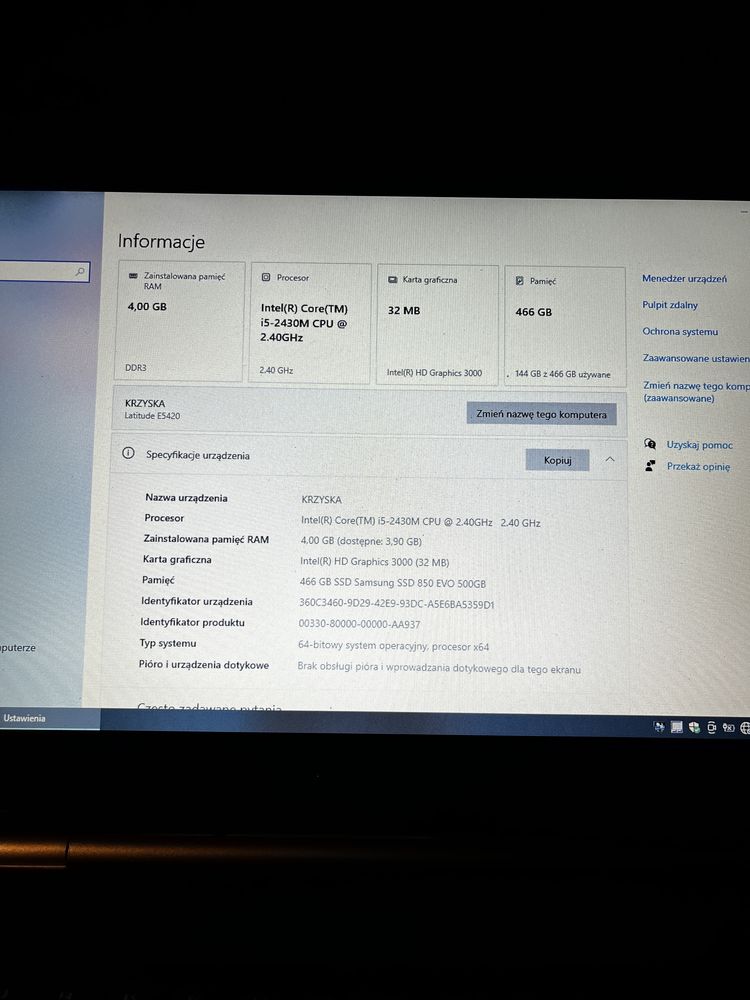 Dell Latitude 15