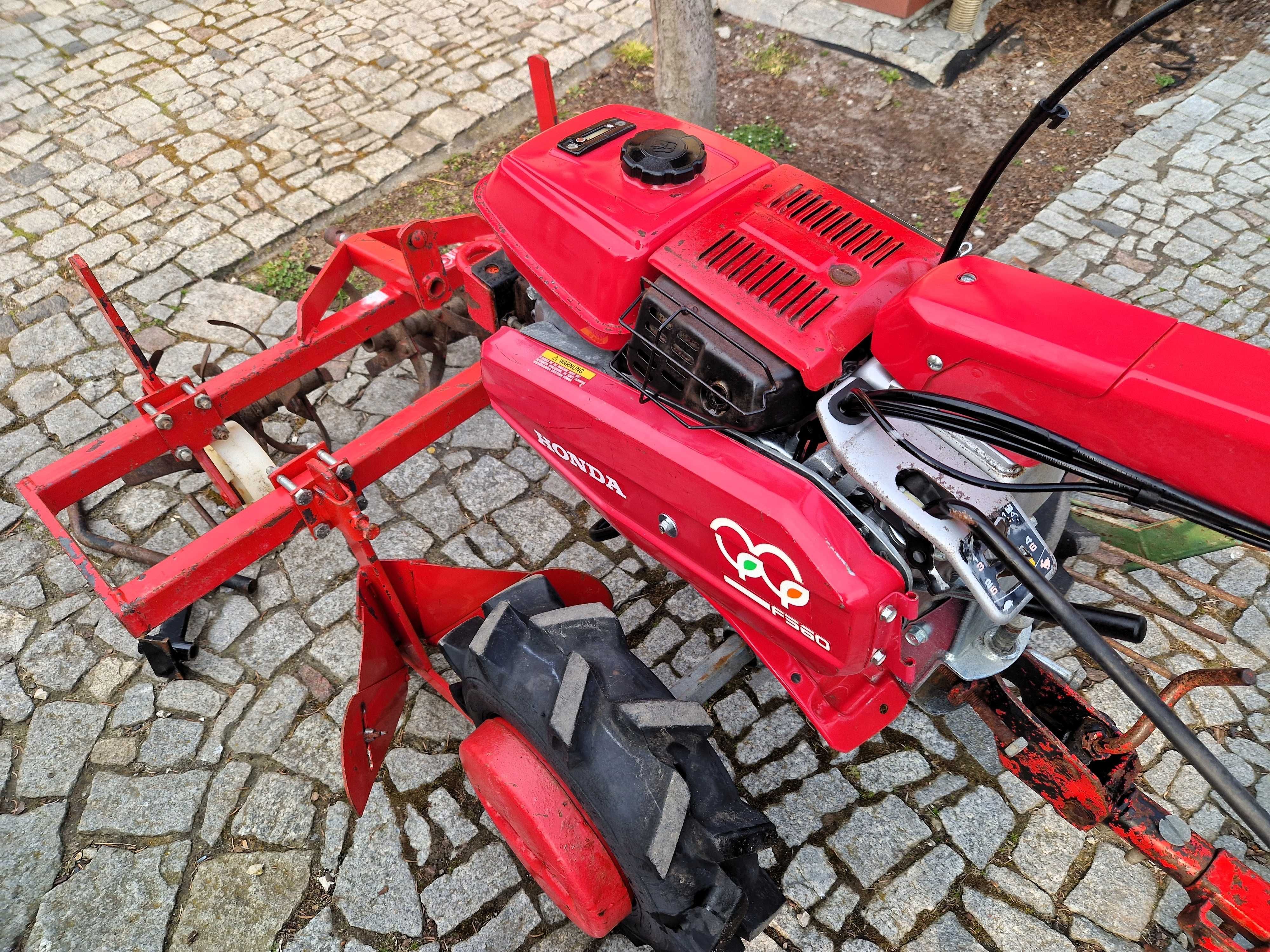 Dzik traktorek jednoosiowy ciągniczek HONDA F560  glebogryzarka pług!