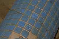 mozaika podłogowa płytki szklane cała rolka retro PRL