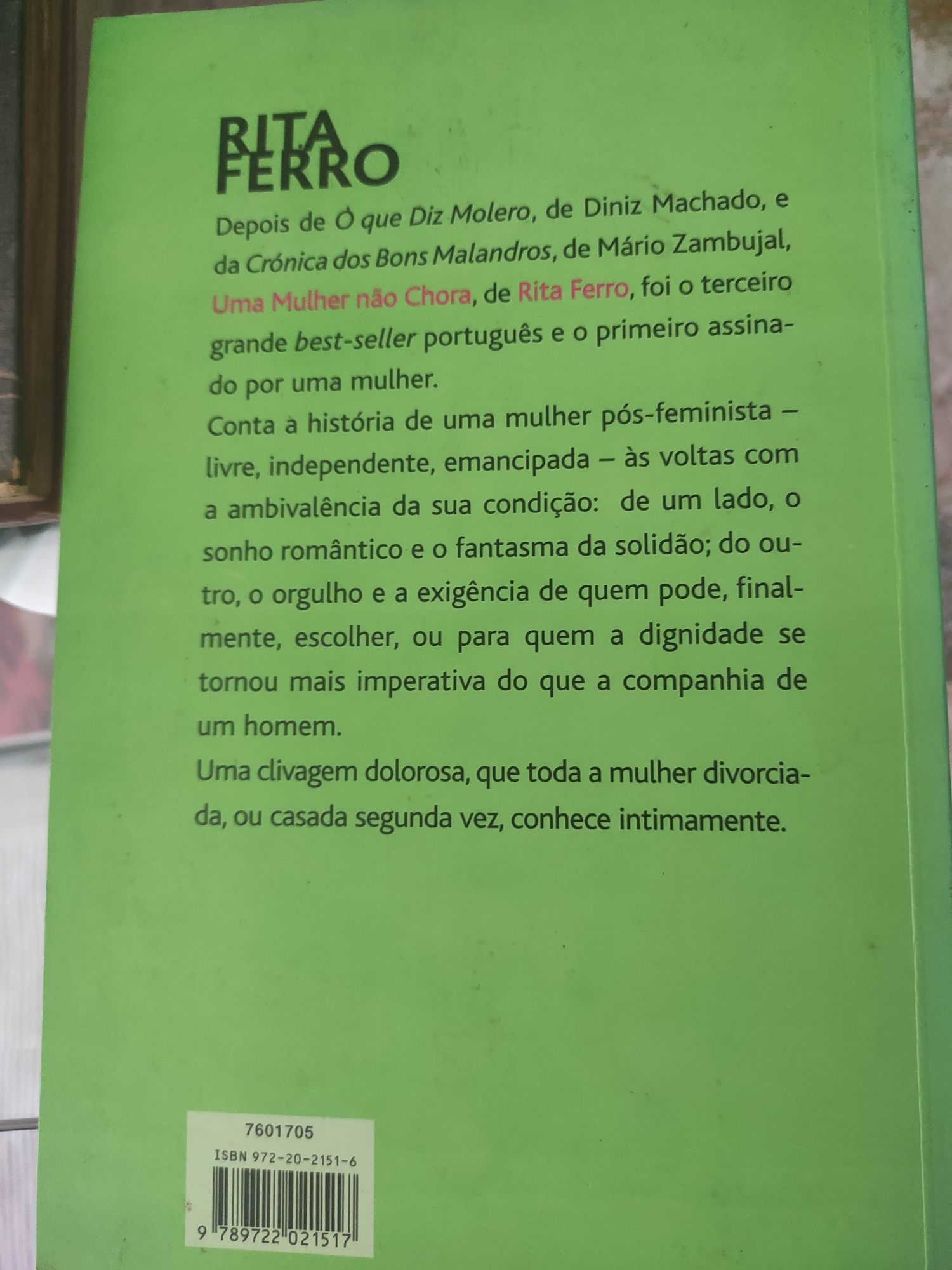Livro Rita Ferro
