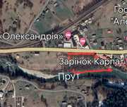Продам участок под комерцию Микуличин. Фасад. 70 соток.