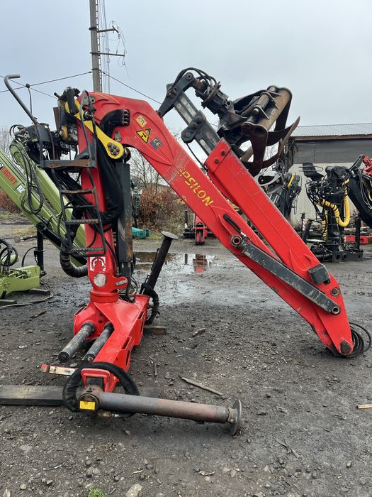 Лісовий кран маніпулятор Palfinger Epsilon 120z грейфер Loglift Penz