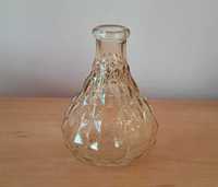 Mały wazonik szklany prl vintage wazon