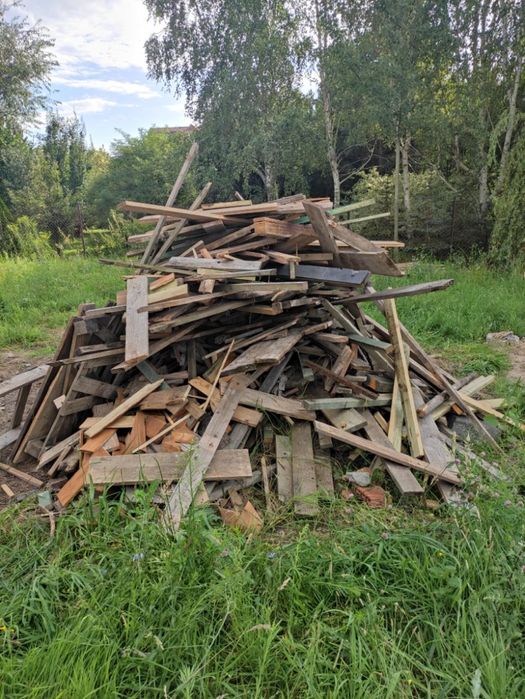 Drewno na opał, po budowie
