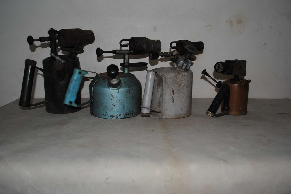 Stara lutlampa benzynowa, palnik