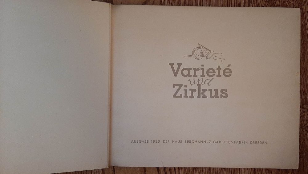 Album Variete und Zirkus - Wodewil i cyrk