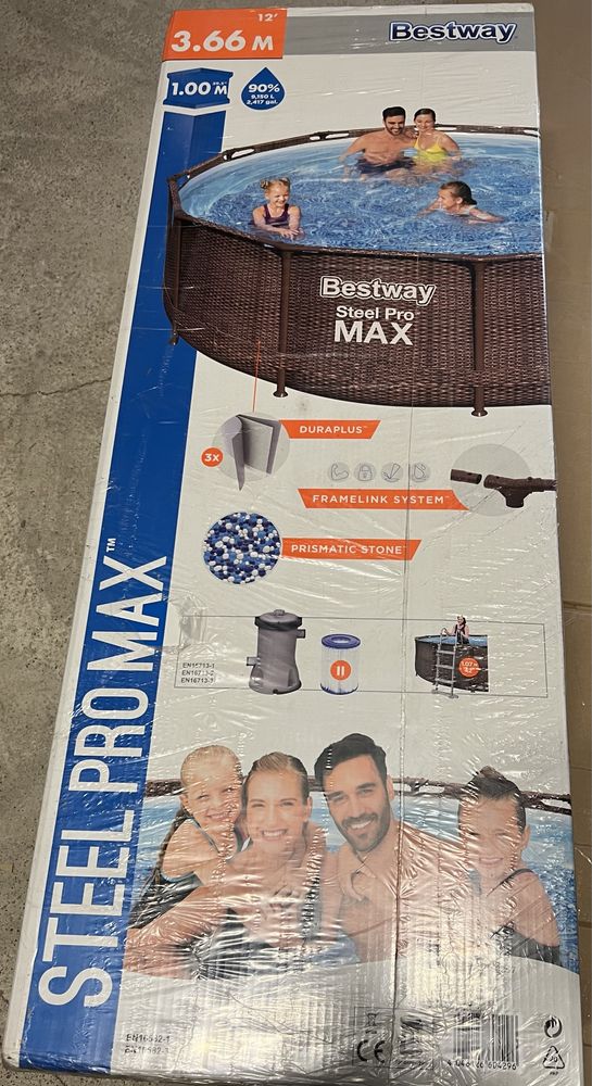 Bestway Steel Pro Max - basen ogrodowy 366 x 100 cm