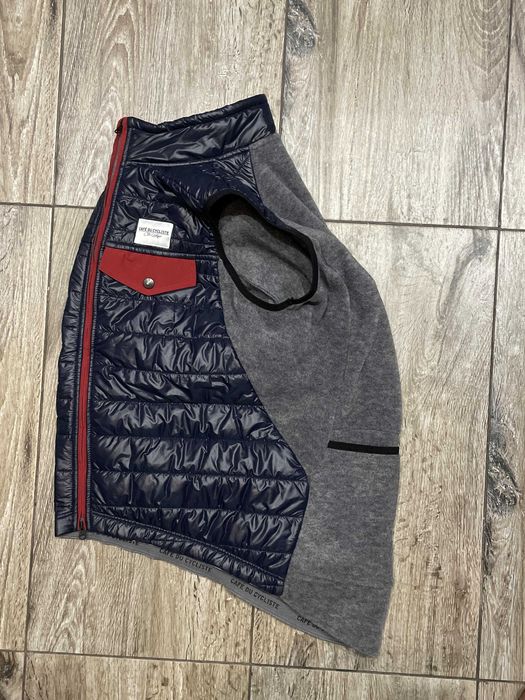 Męska Kamizelka kolarska CAFE DU CYCLISTE Albertine Merino Wool r. L