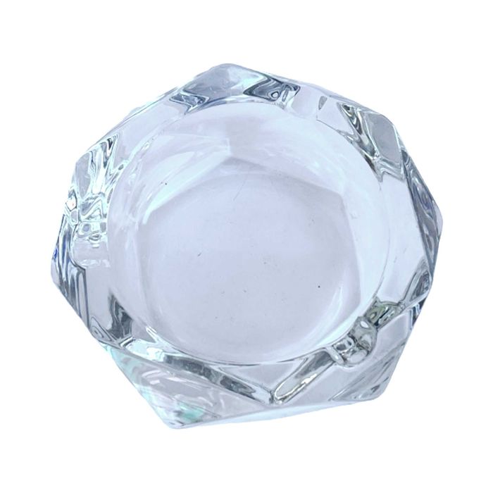 Szklana popielnica Bohemia, Czechosłowacja, lata 70.