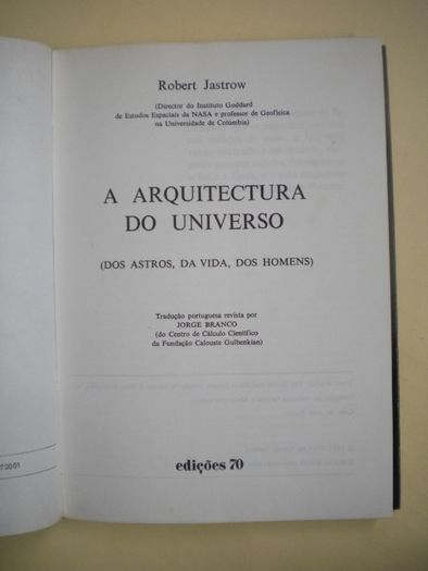 A Arquitectura do Universo de Robert Jastrow