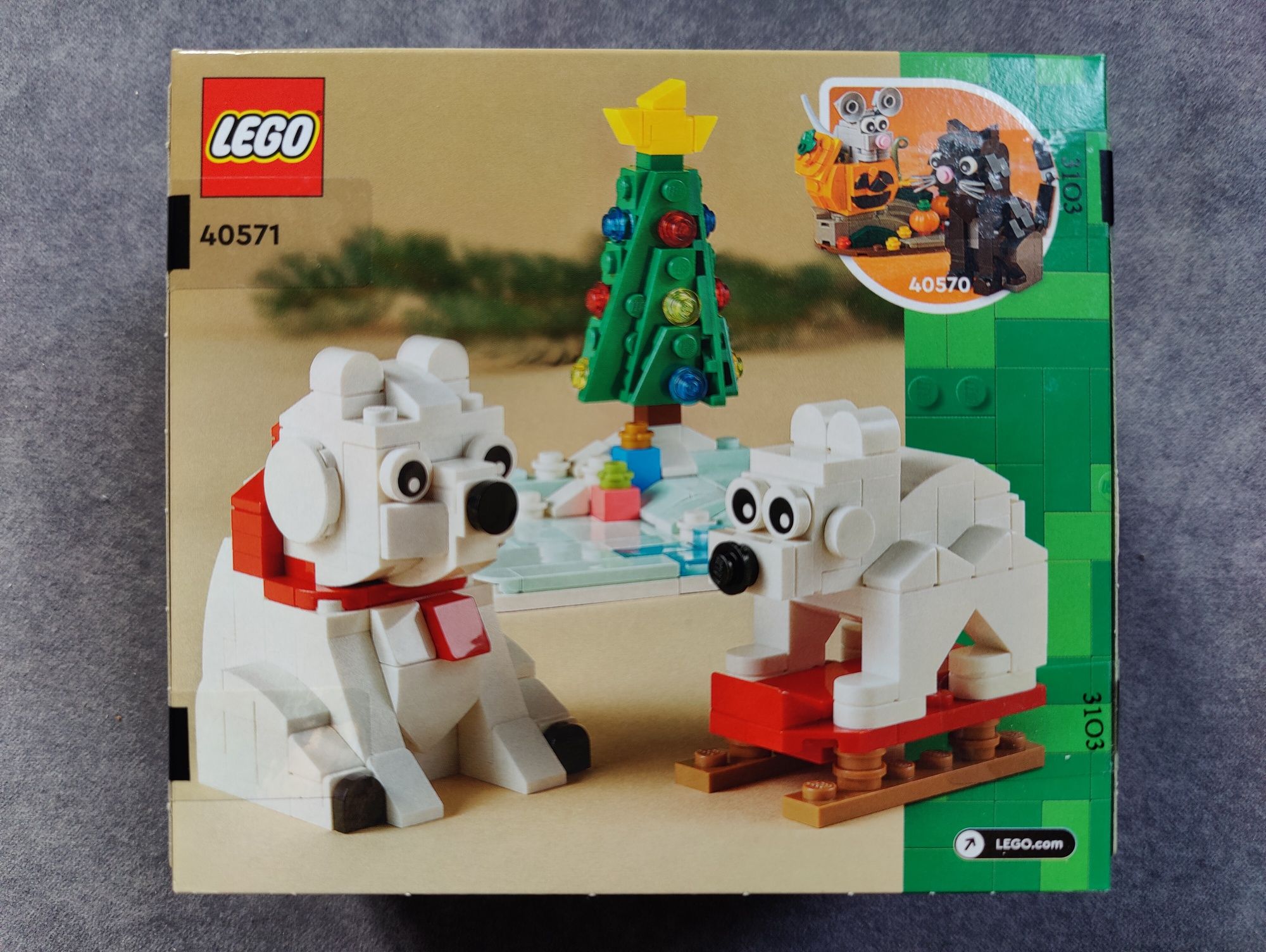 Lego Okolicznościowe 40571 Zimowe niedźwiedzie polarne