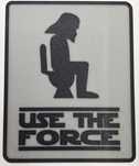 Placas "Use The Force", feitas em impressoras 3D