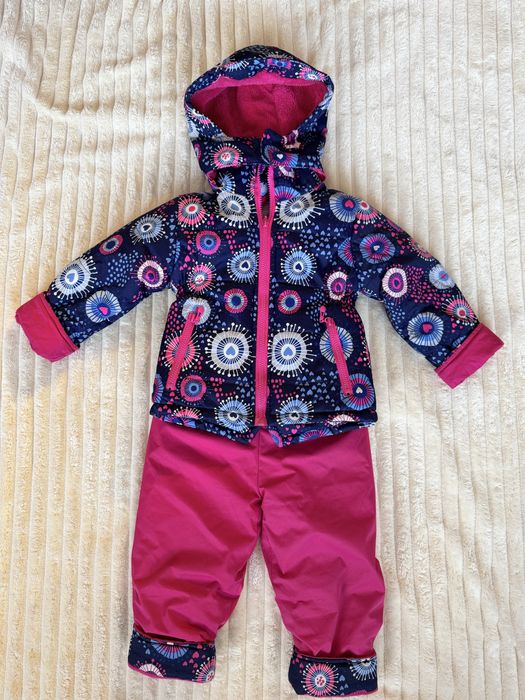 Теплий зимовий комбінезон на дівчинку
