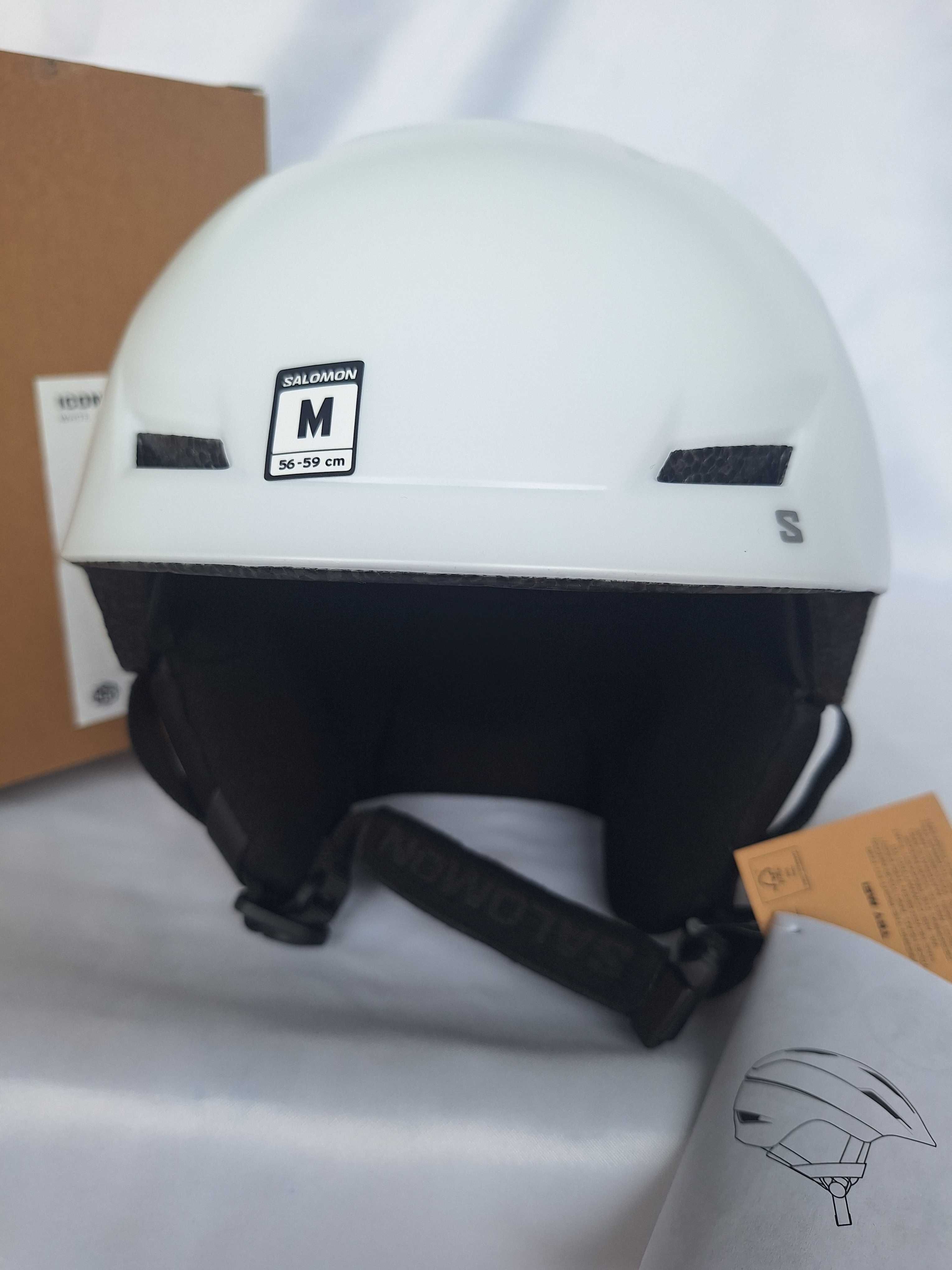 Kask narciarski Salomon Icon LT Access White M 56-59cm