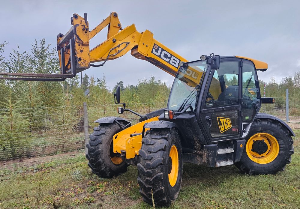 Ładowarka teleskopowa JCB 536-60 Klima 2008r widły (Manitou)