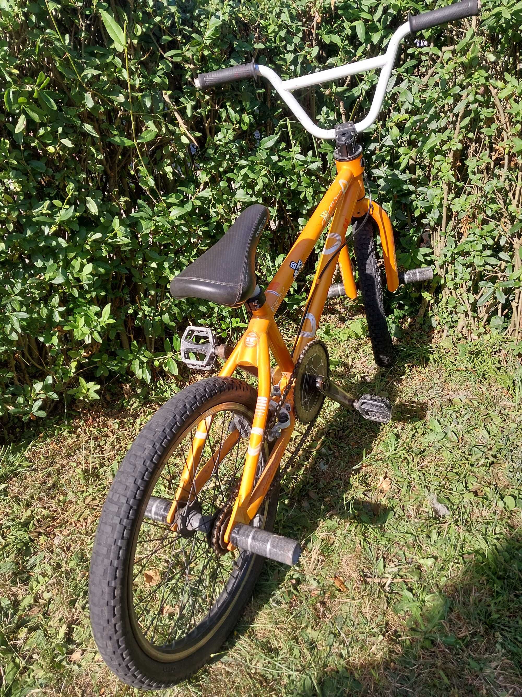 BMX pegi komplet 20 cali 20" pomarańczowy