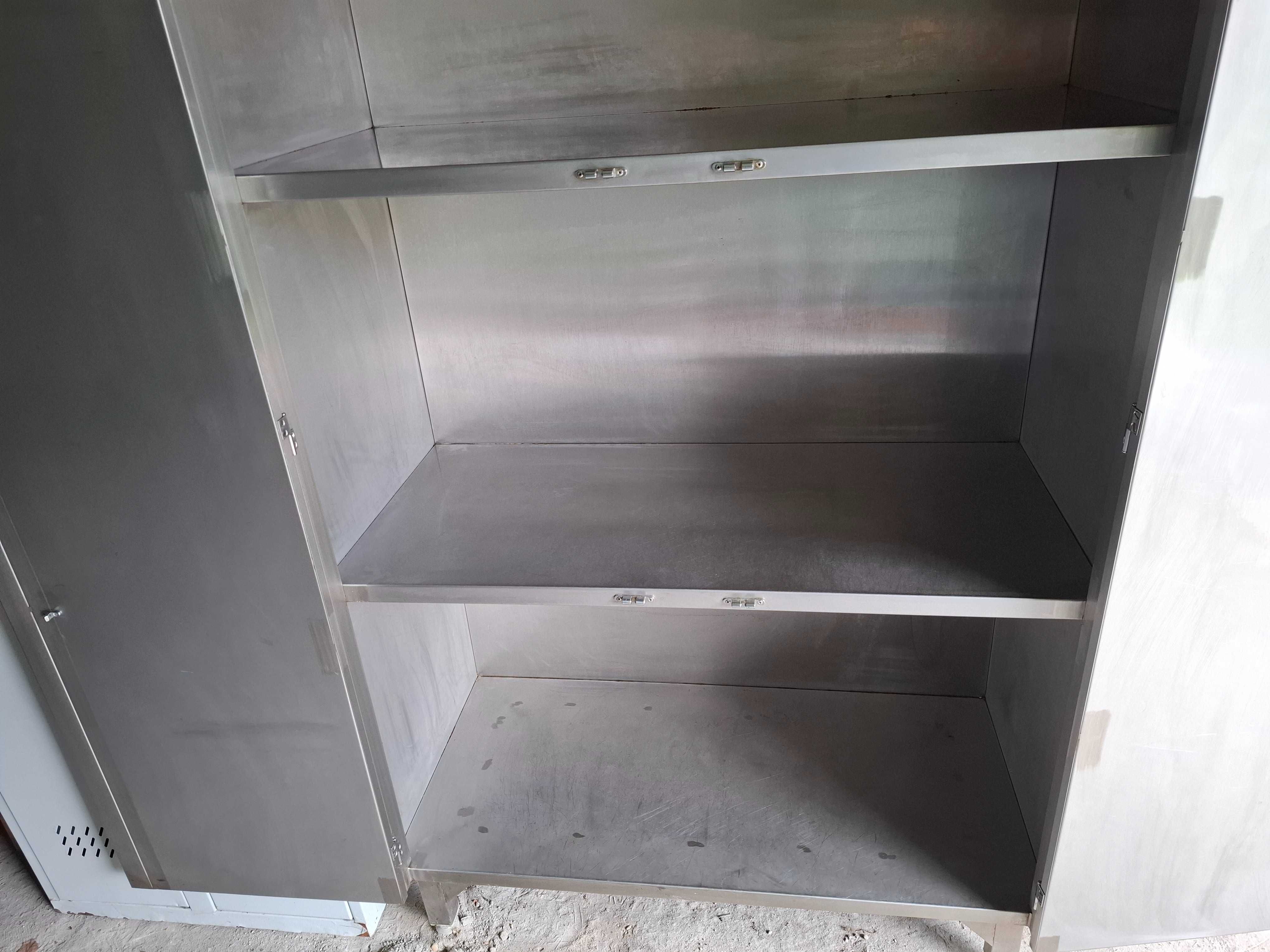 Stalowa Szafa kuchenna DORA METAL  - nierdzewka