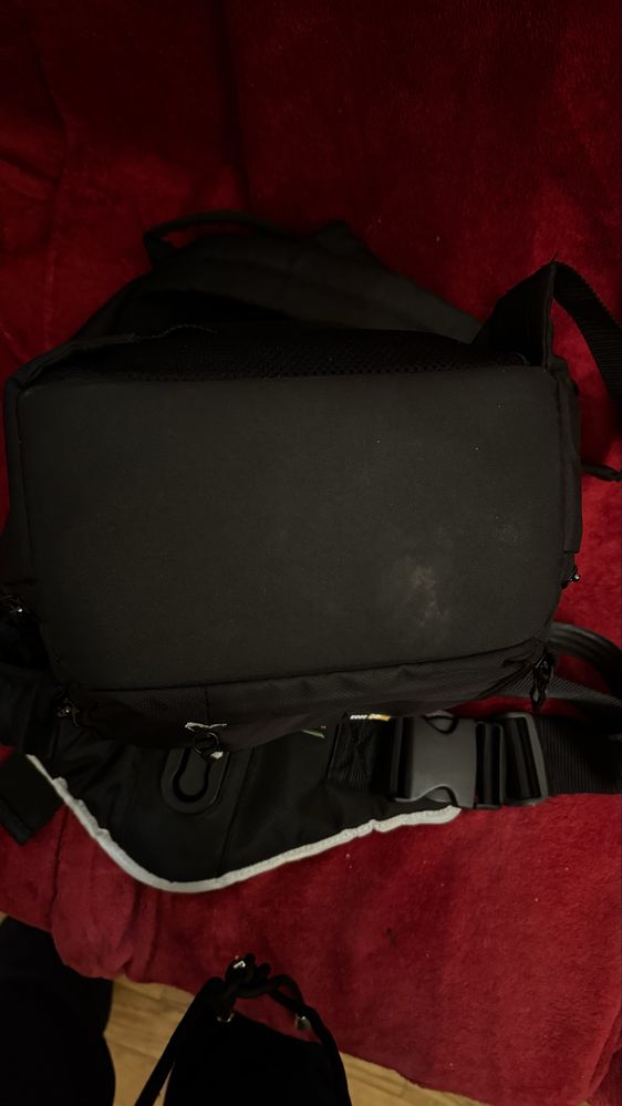 Mochila fotografica com mini bag cintura de oferta