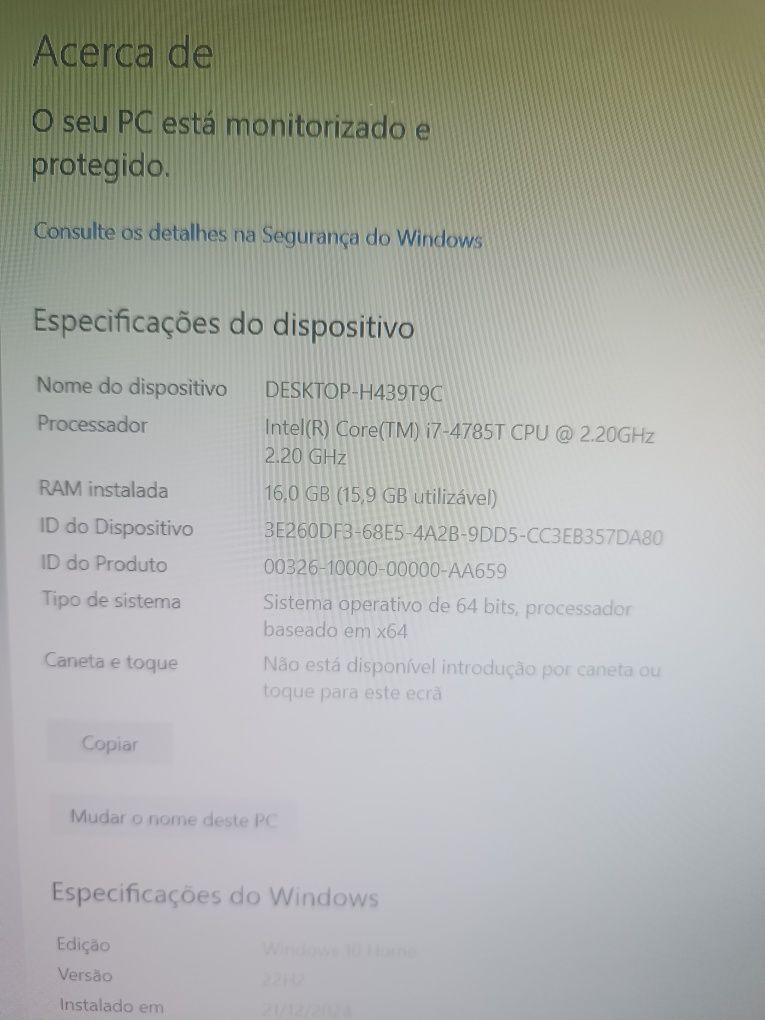 Computador Gaming Intel ® Core ™i7 + Strix GTX 1050TI + 4GB