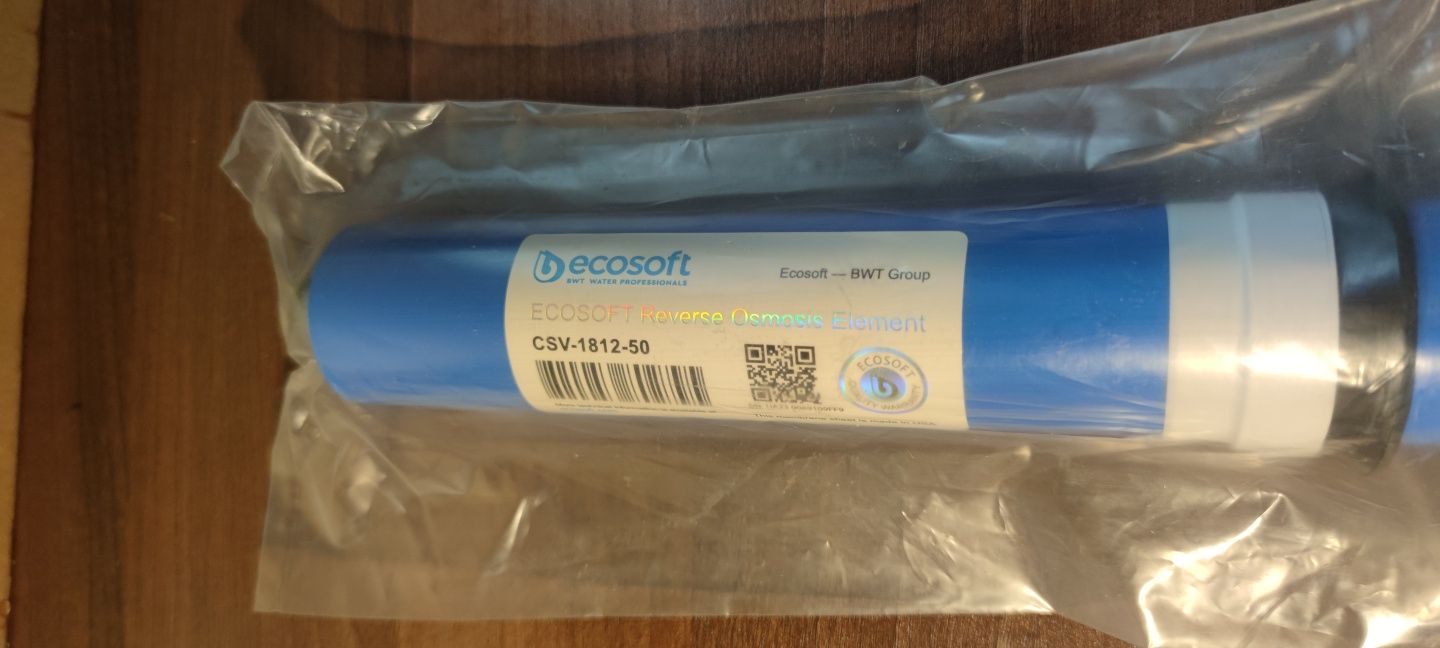 Мембрана для обратного осмоса Ecosoft 50GPD CSV181250ECO CSV-1812-50