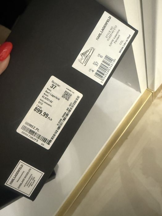 Sneakersy Karl Lagerfeld białe buty