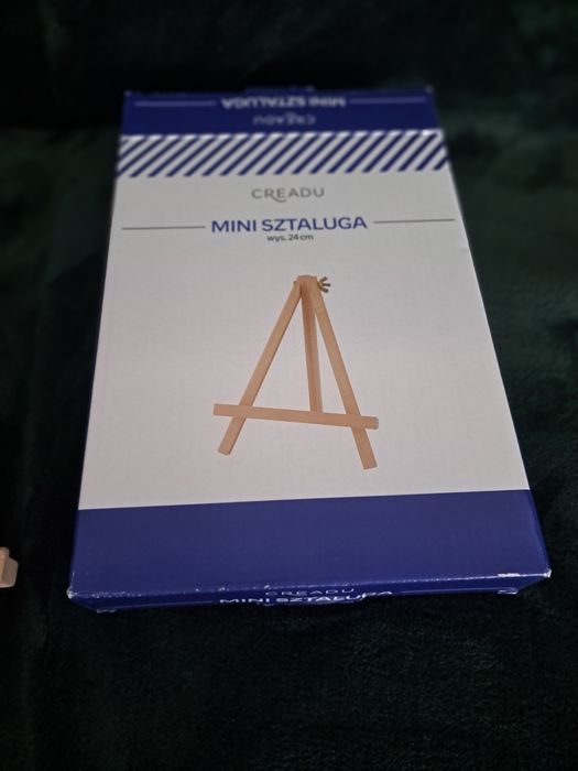 Nowa sztaluga wys 24 cm z drewna bukowego