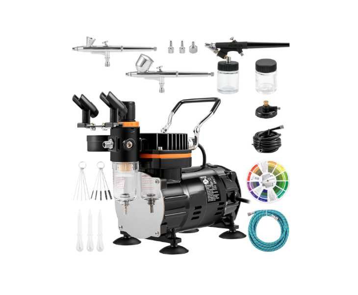 Profesjonalny Zestaw Aerografu z Kompresorem *DARMOWA DOSTAWA*