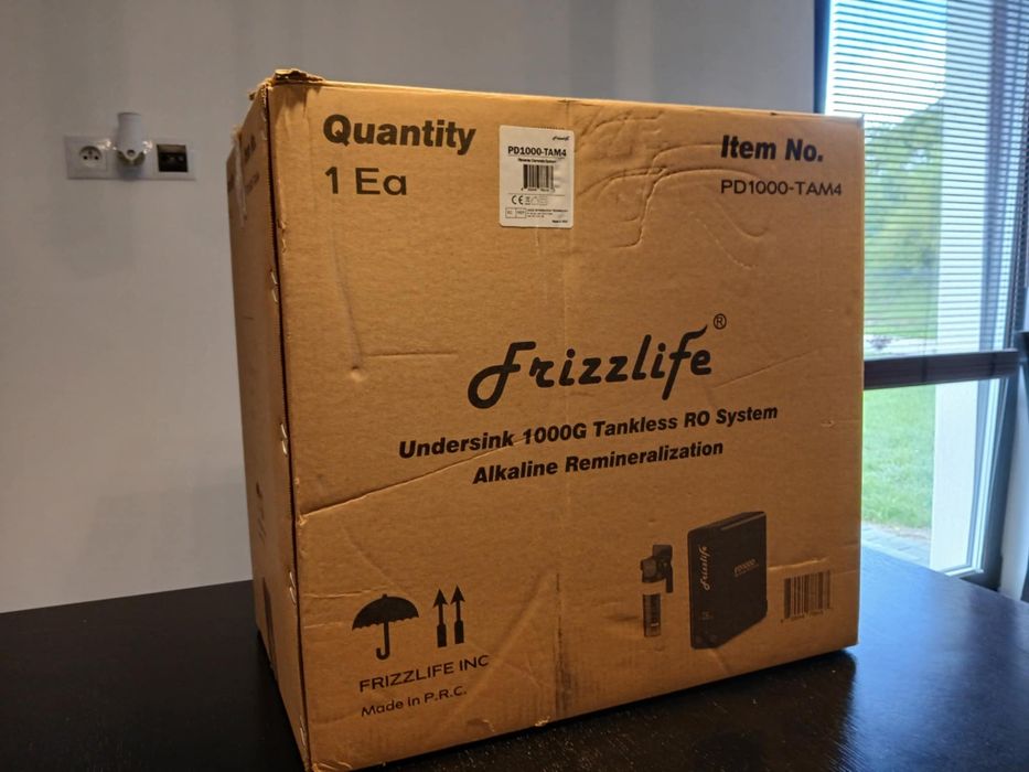 System Filtracji Wody Metodą Odwróconej Osmozy Frizzlife PD1000. 784 l