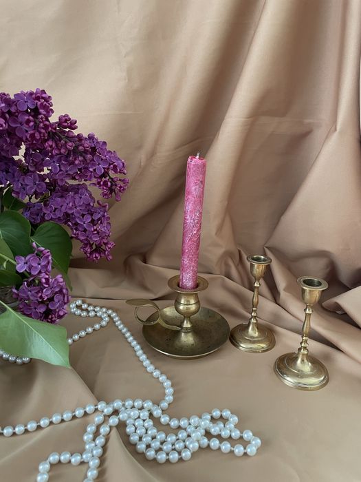 вінтаж підсвічник нічник латунь вінтажний бронза