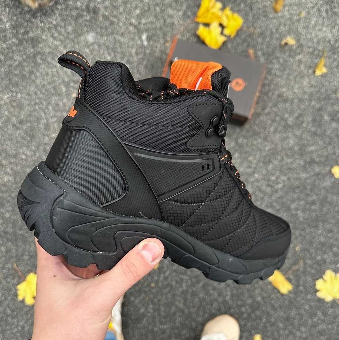 Термо Кроссовки Зимние Мужские Merrell Gore Tex хутро Меррелл Гор текс