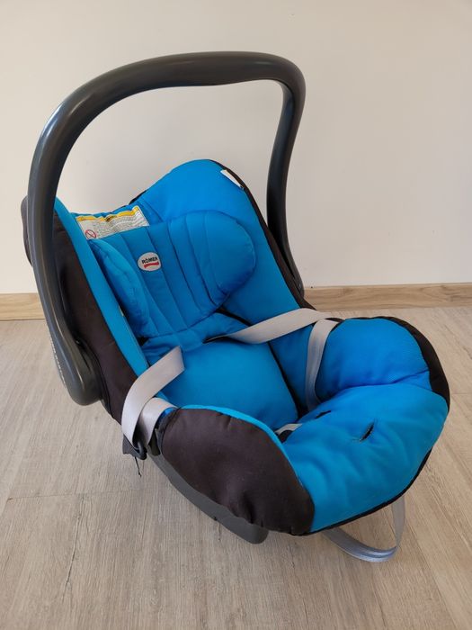 Fotelik samochodowy łupina marki Romer pasy pięciopunktowe 0-13kg