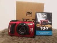 Aparat OLYMPUS OM System TG-7 Czerwony