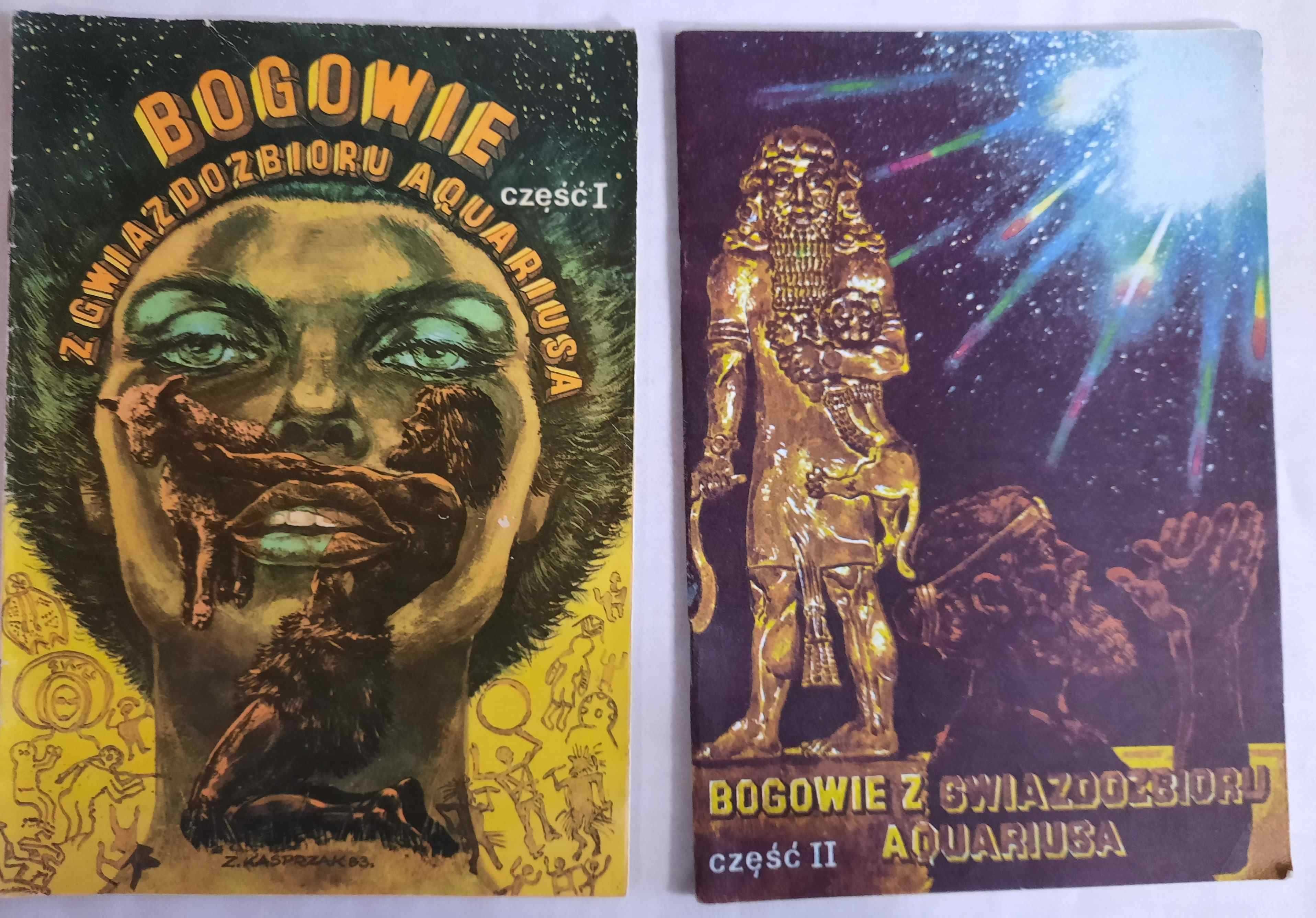 Bogowie z Gwiazdozbioru Aquariusa Cz. I i II Komiksy Wydanie I 1985