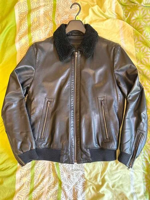 Kurtka skórzana pilotka JOOP r. 50