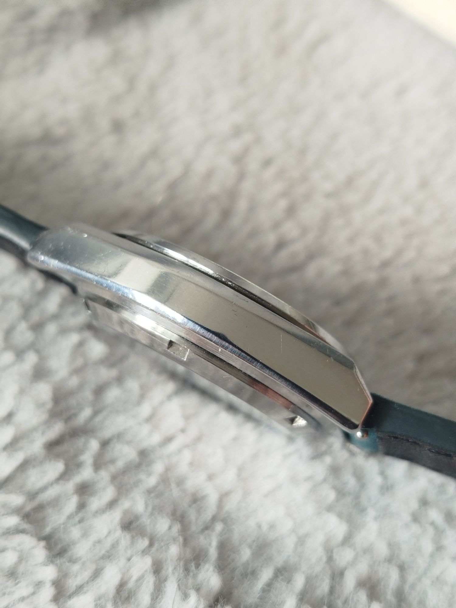 Zegarek Seiko 5 Automatic 7009 silver navy blue vintage old money