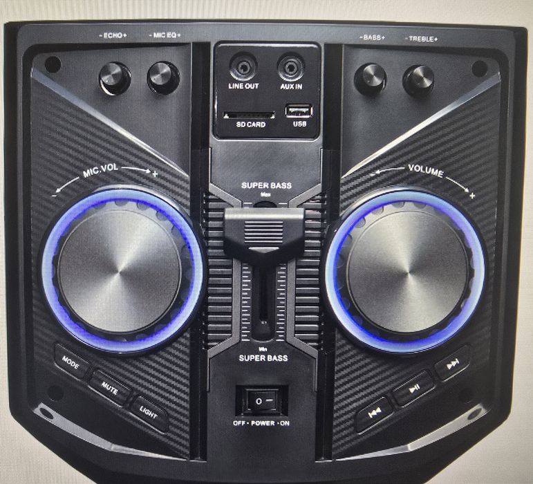 Duży głośnik kolumna Blaupunkt PS11DB radio, karaoke, bluetooth