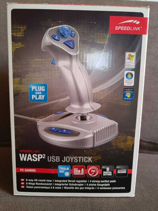 Джойстик для игры на самолётах. Speedlink Wasp² USB