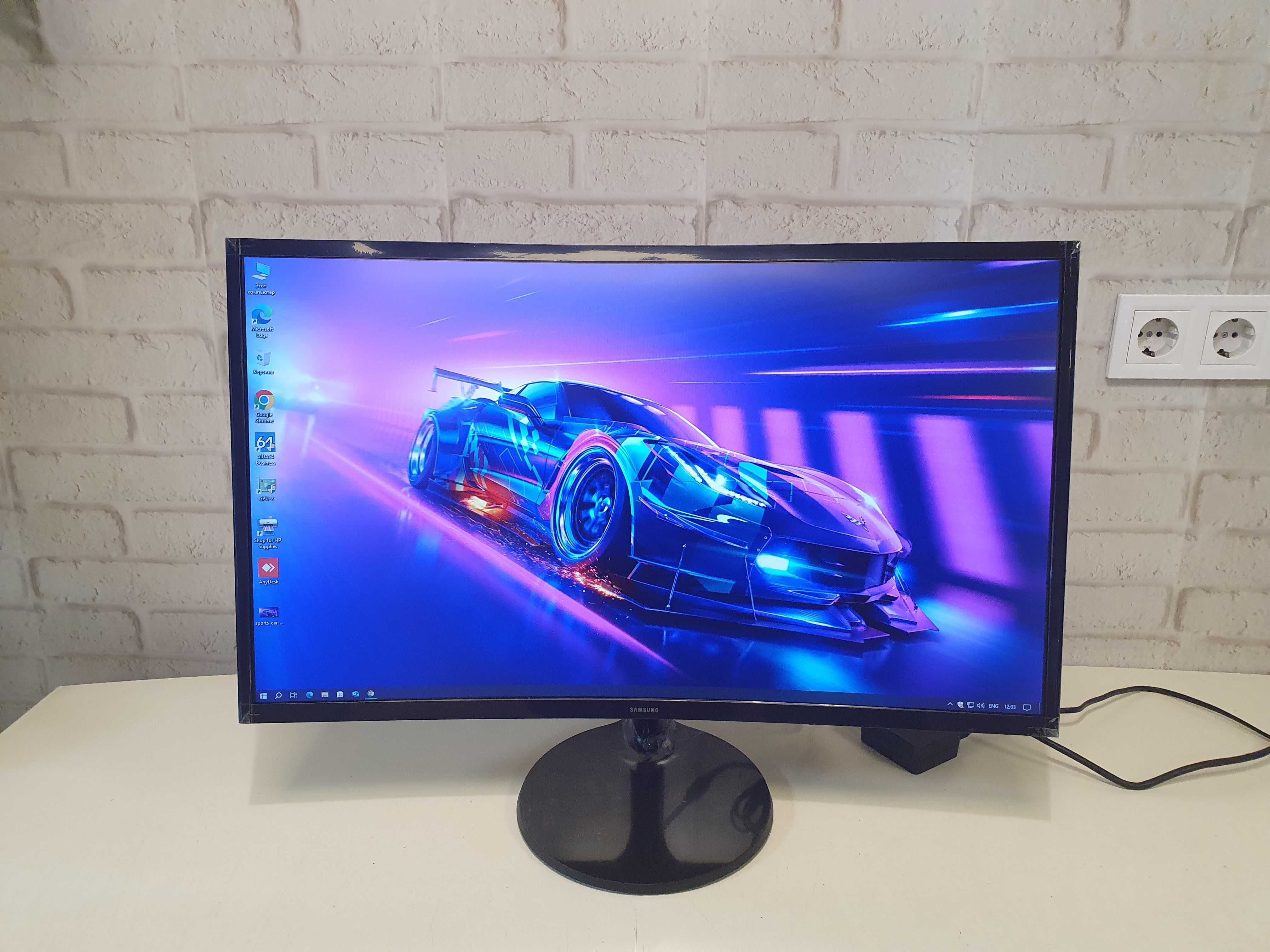 Монитор 27" Samsung LS27D360GAIXCI ∎изогнутый ∎VA+LED ∎100Гц ∎HDMI